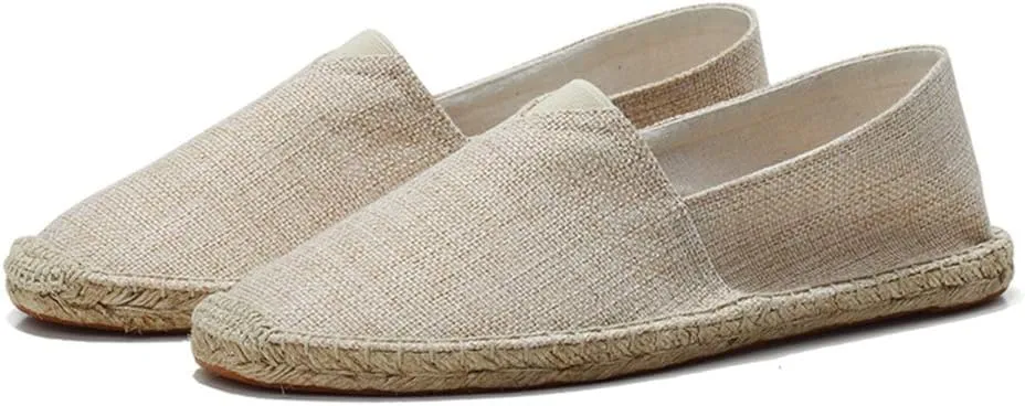 fereshte Mens Alpargata Espadrilles for Women Breathable Slip On Flats Shoes