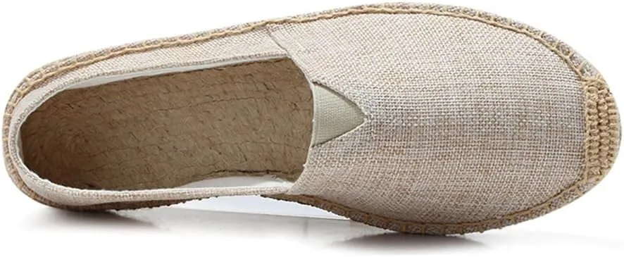 fereshte Mens Alpargata Espadrilles for Women Breathable Slip On Flats Shoes