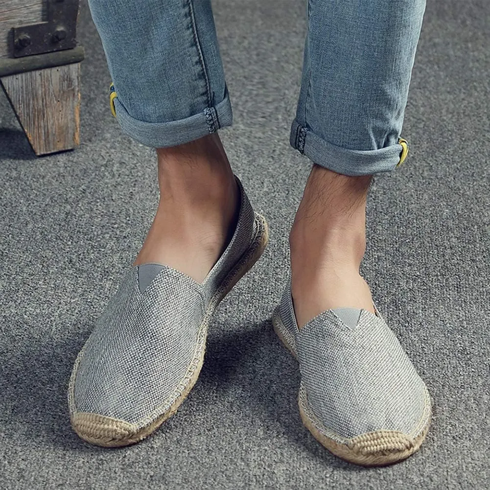 fereshte Mens Alpargata Espadrilles for Women Breathable Slip On Flats Shoes