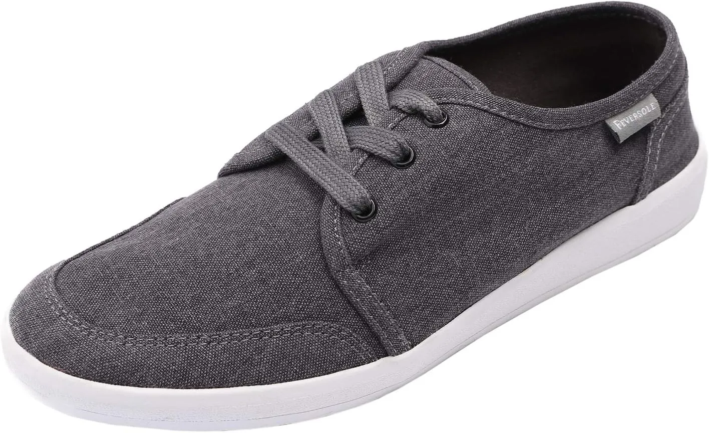 FEVERSOLE Comfort Women's Slip-On Lightweight Walking Shoes Casual Outfits Canvas Breathable Soft Loafers