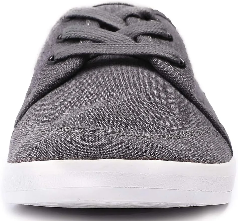 FEVERSOLE Comfort Women's Slip-On Lightweight Walking Shoes Casual Outfits Canvas Breathable Soft Loafers