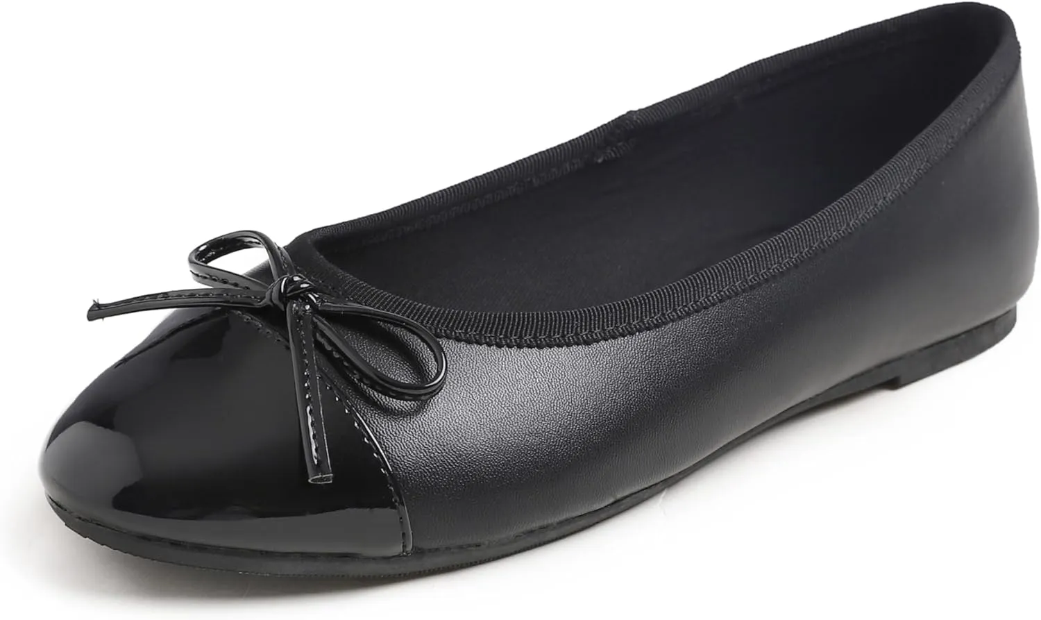 FEVERSOLE Women's Bow Tie Fashion Dress Slip On Shoes Round Toe Ballet Flat