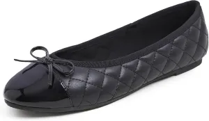 FEVERSOLE Women's Bow Tie Fashion Dress Slip On Shoes Round Toe Ballet Flat