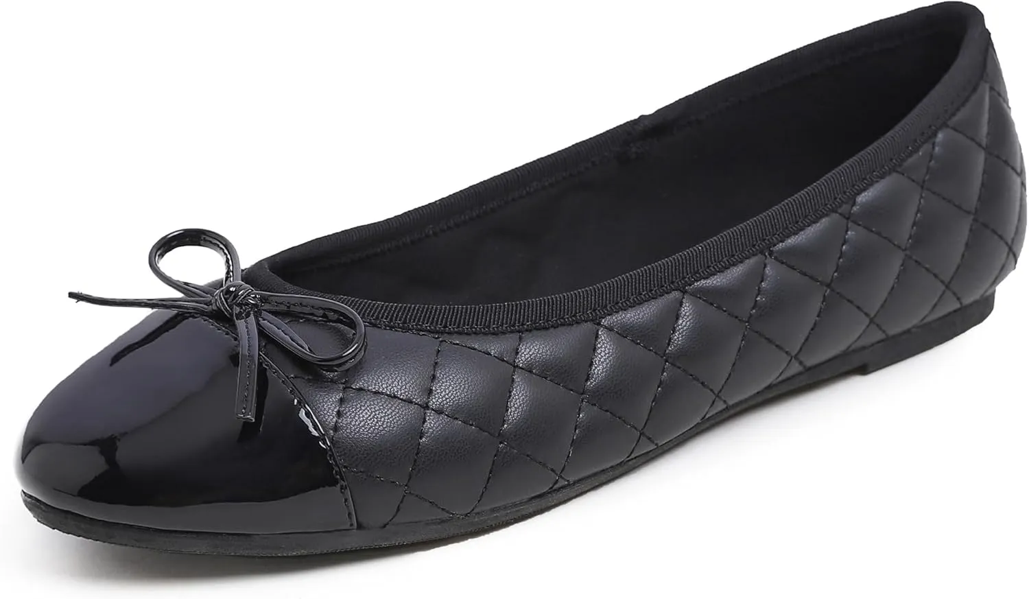 FEVERSOLE Women's Bow Tie Fashion Dress Slip On Shoes Round Toe Ballet Flat