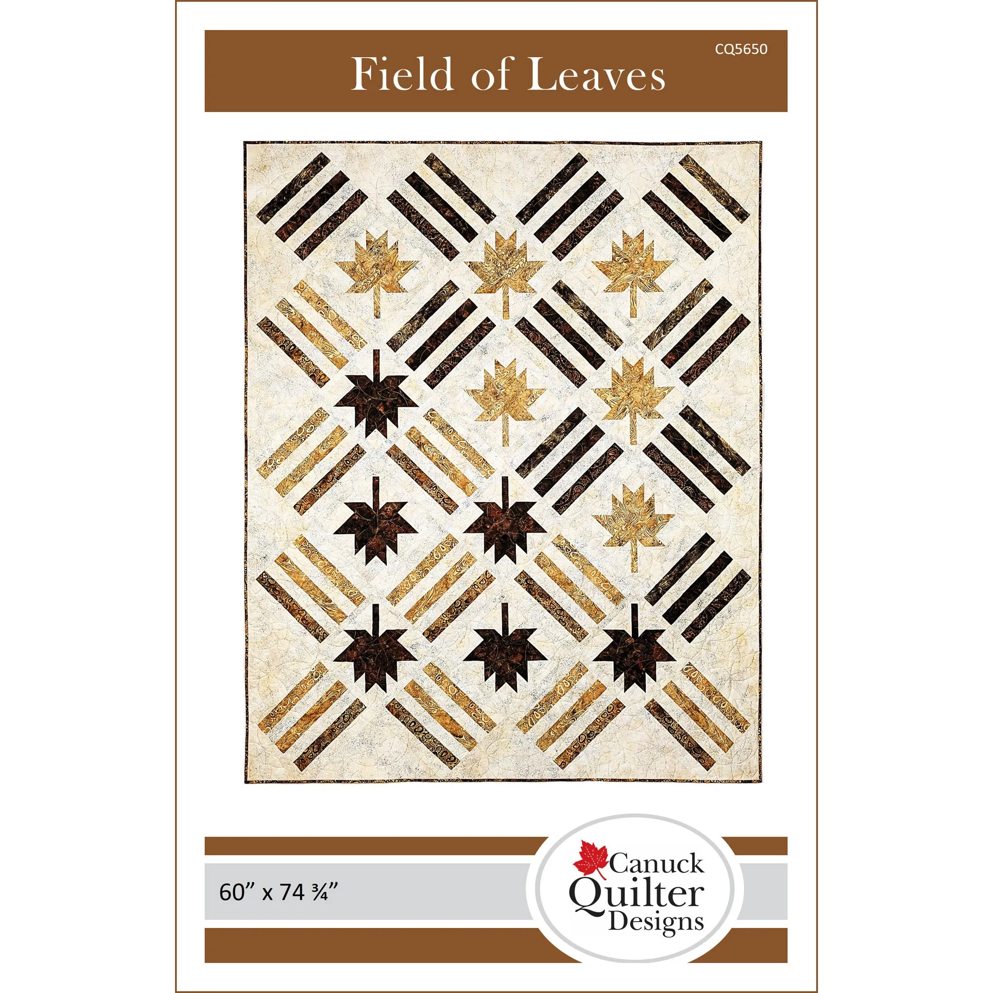 Field of Leaves Quilt CQD-5650e - Downloadable Pattern