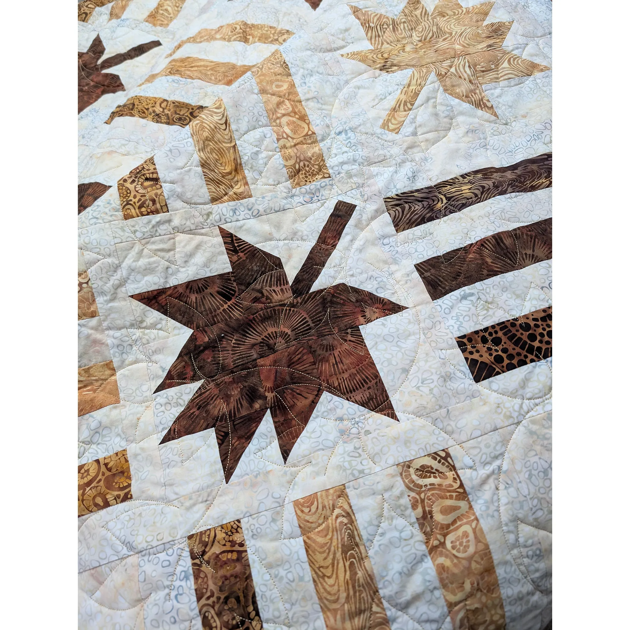 Field of Leaves Quilt CQD-5650e - Downloadable Pattern