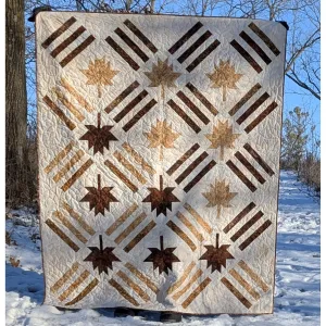 Field of Leaves Quilt CQD-5650e - Downloadable Pattern