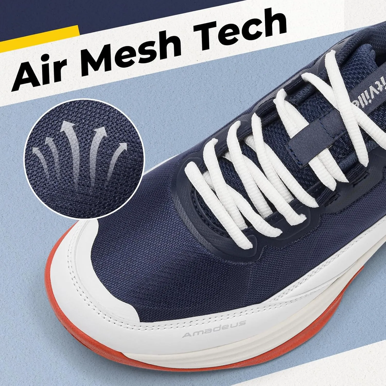 FitVille Wide Tennis Shoes for Men Pickleball Shoes Lightweight Breathable All Court Athletic Shoes with Arch Support & Wide Toe Box