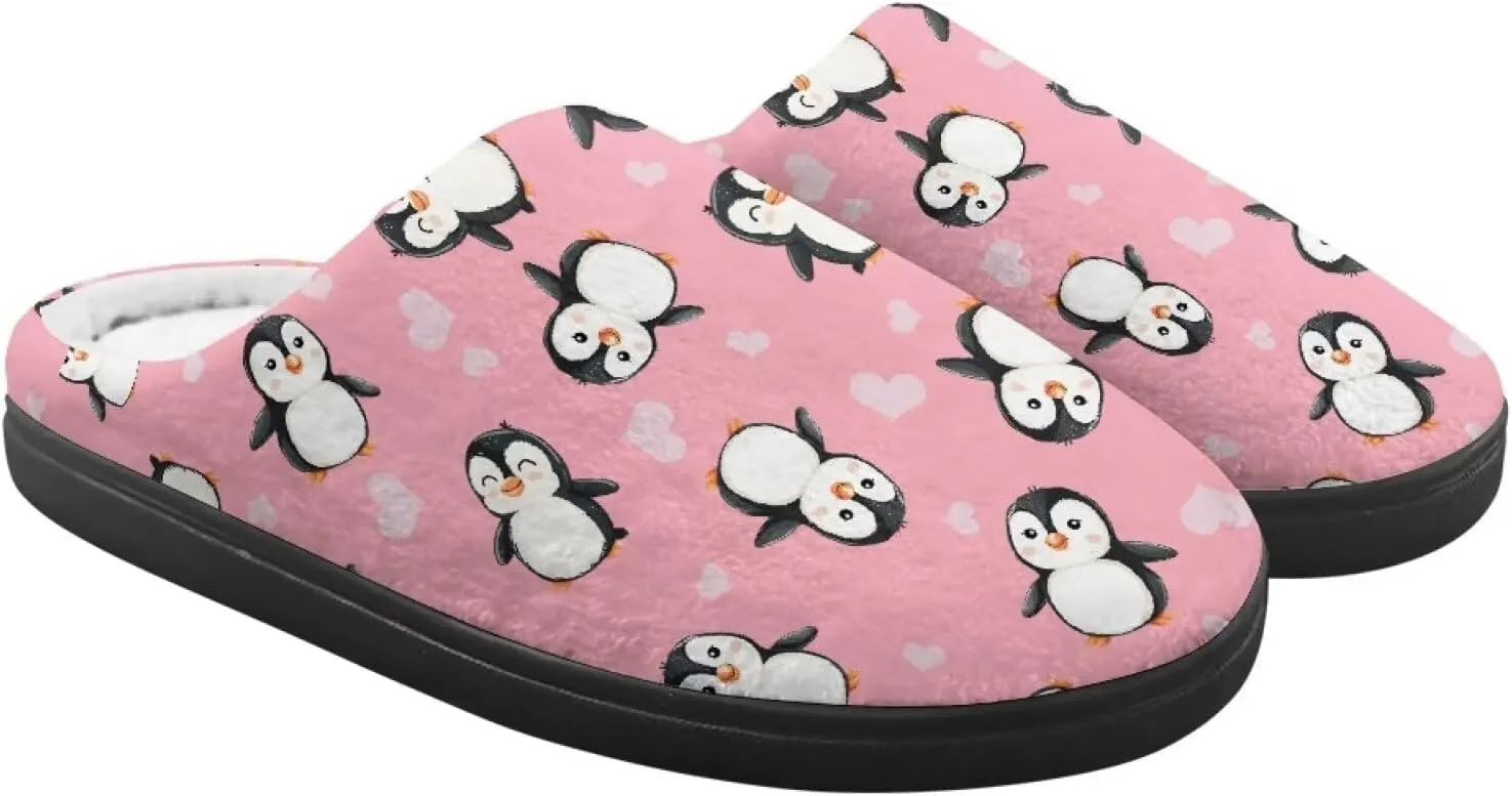 Flashideas Toddler Slippers Kids Fur Lined Warm Slip On Home Slippers Soft Plush Slippers