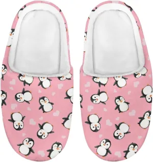 Flashideas Toddler Slippers Kids Fur Lined Warm Slip On Home Slippers Soft Plush Slippers