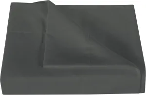 Flat Sheet/Top Sheet 600 Thread Count Supima Cotton 1-PC Piece Flat Sheet/Top Sheet Solid Elephant Grey King Size