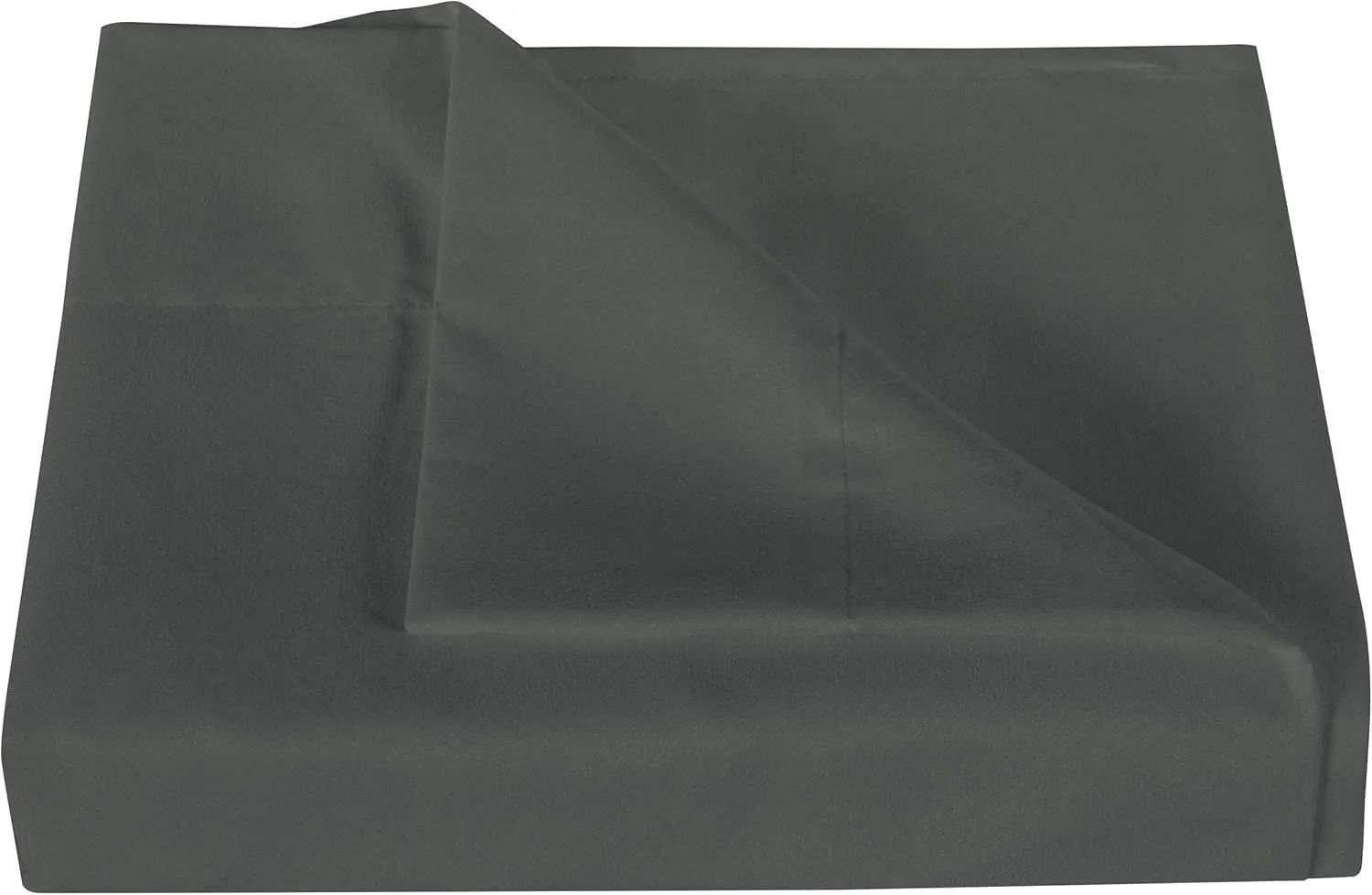Flat Sheet/Top Sheet 600 Thread Count Supima Cotton 1-PC Piece Flat Sheet/Top Sheet Solid Elephant Grey King Size