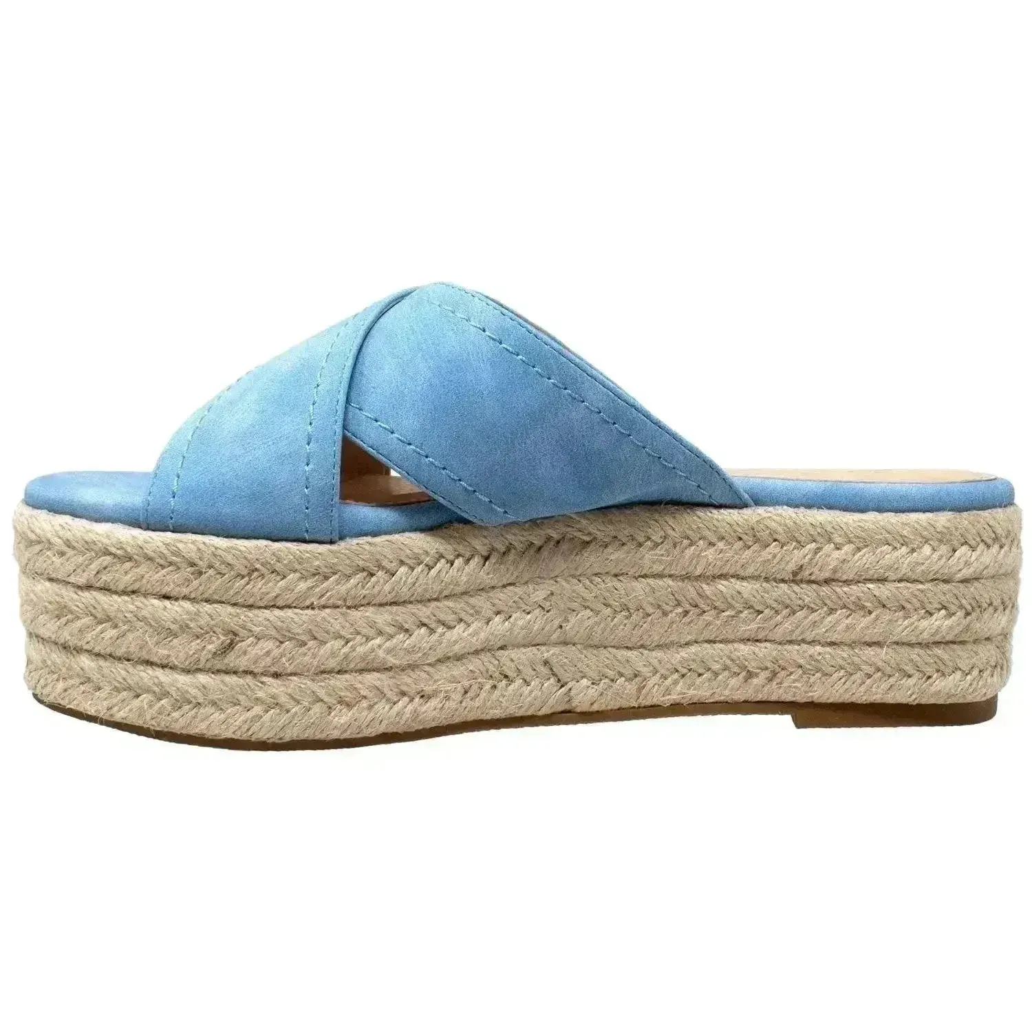 Flatform Espadrille Wedge Sandal