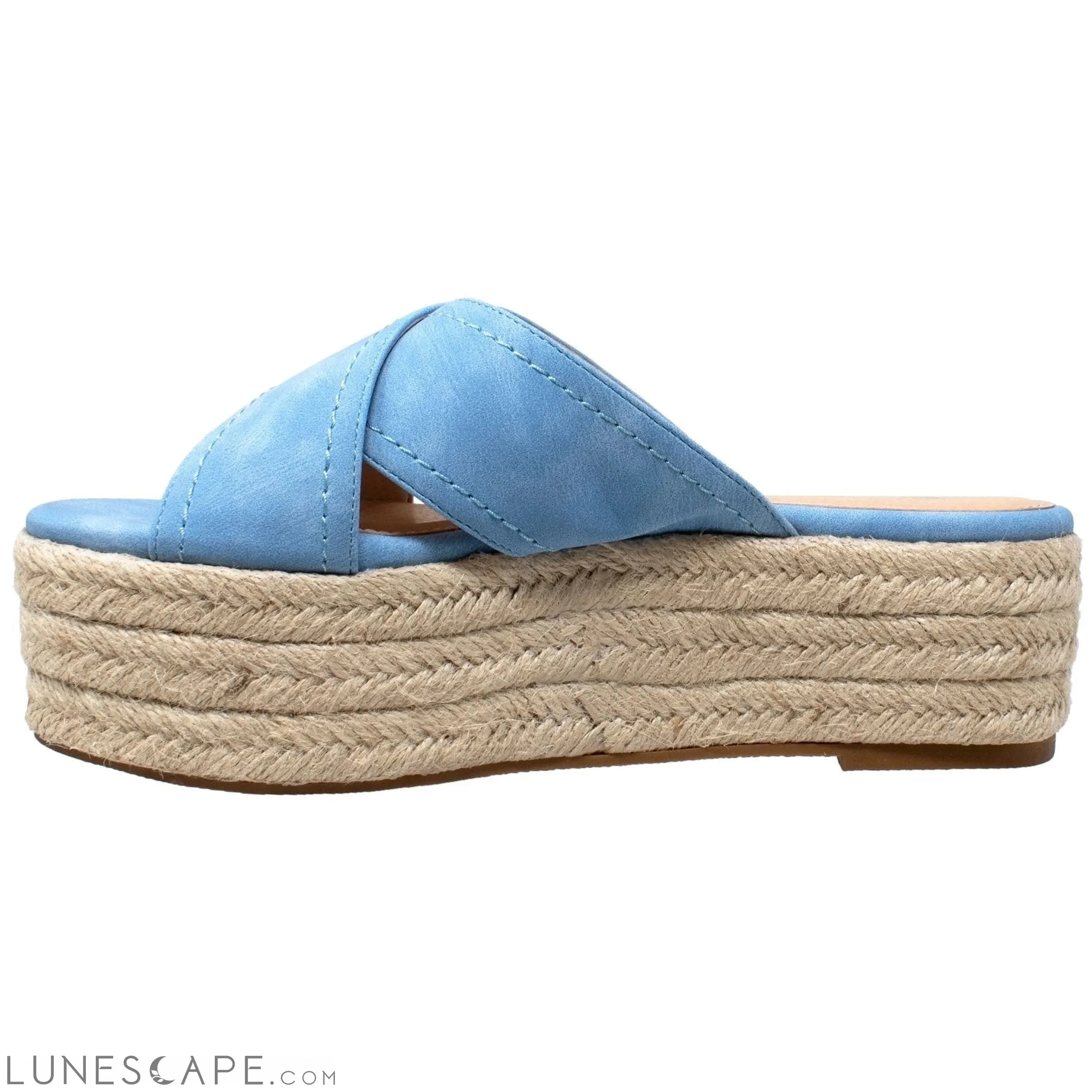 Flatform Espadrille Wedge Sandal