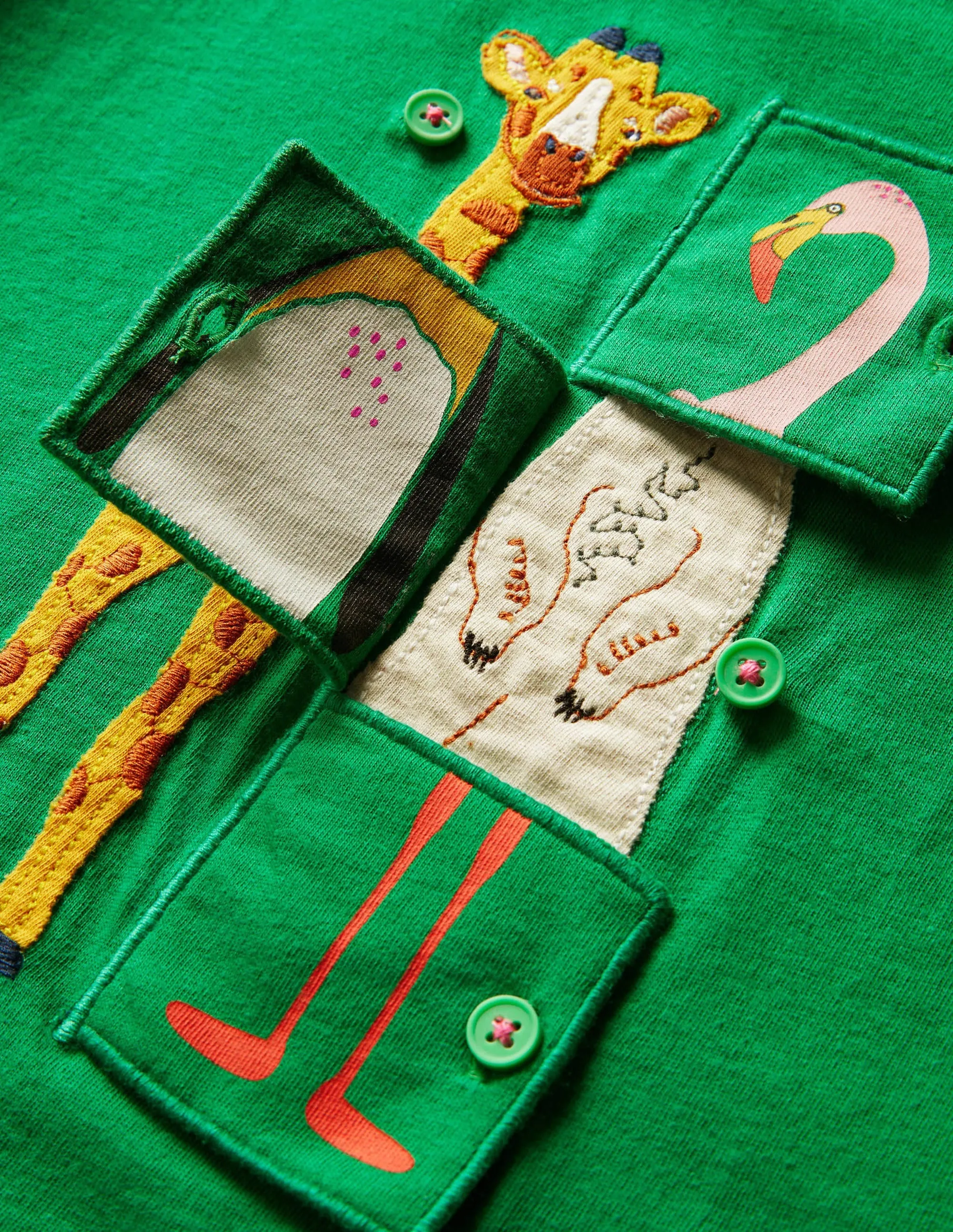 Flip Book T-shirt-Green Pepper Animals