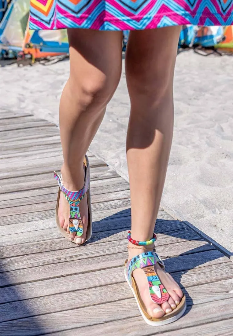 Flip Flops for Women - Vegan Leather and Handmade Thong Sandals for Women
