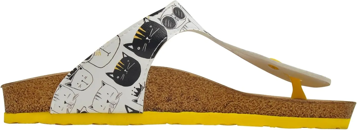 Flip Flops for Women - Vegan Leather and Handmade Thong Sandals for Women