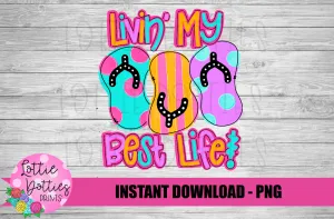 Flip flops Png - Summer Sublimation Design- Digital Download