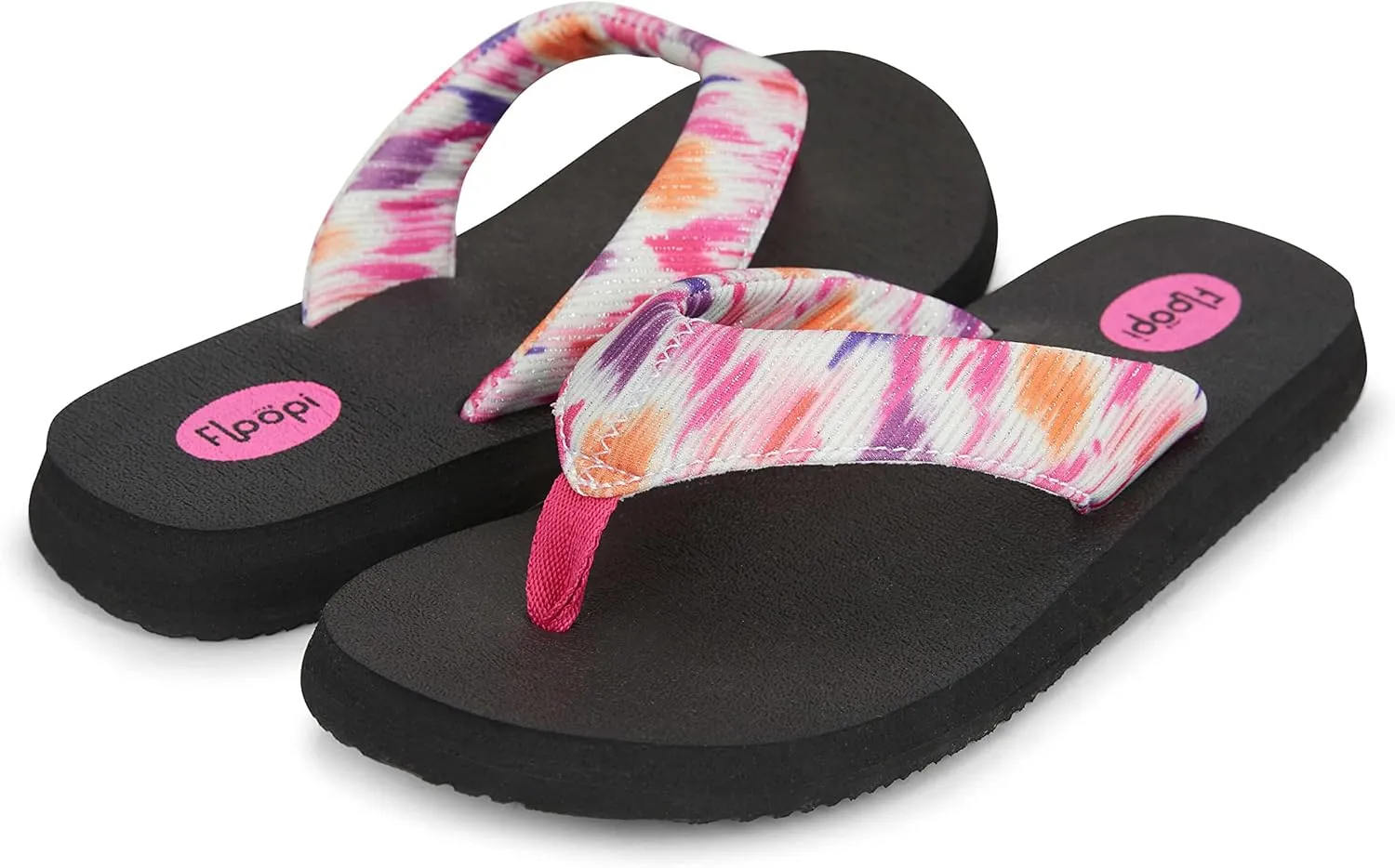 Floopi Flip Flops for Women Flat Yoga Mat Thong Womens Sandals Ladies Beach Sandals with Indoor & Outdoor Anti Skid Soles