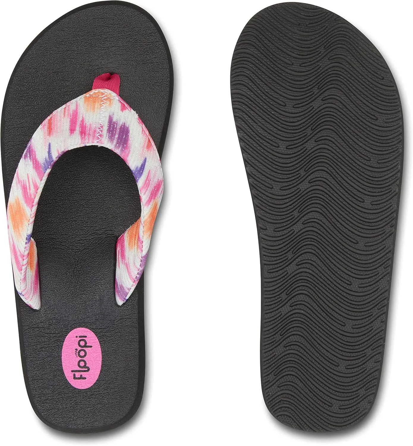 Floopi Flip Flops for Women Flat Yoga Mat Thong Womens Sandals Ladies Beach Sandals with Indoor & Outdoor Anti Skid Soles