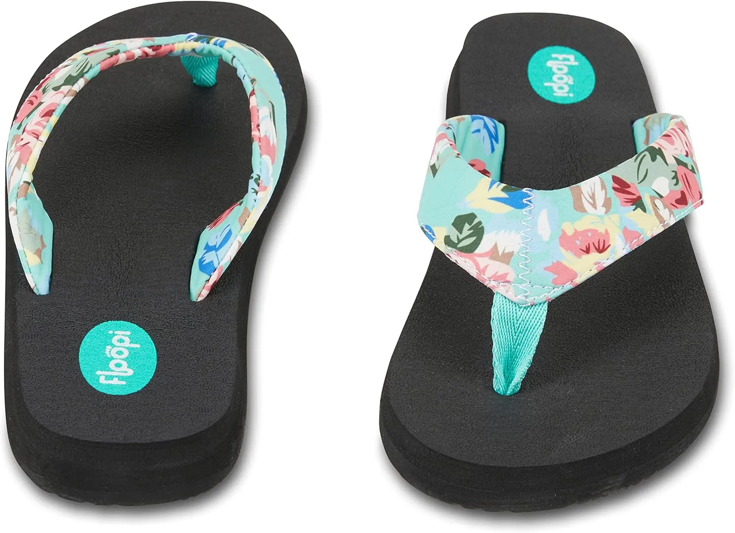 Floopi Flip Flops for Women Flat Yoga Mat Thong Womens Sandals Ladies Beach Sandals with Indoor & Outdoor Anti Skid Soles