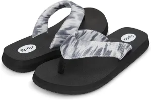 Floopi Flip Flops for Women Flat Yoga Mat Thong Womens Sandals Ladies Beach Sandals with Indoor & Outdoor Anti Skid Soles