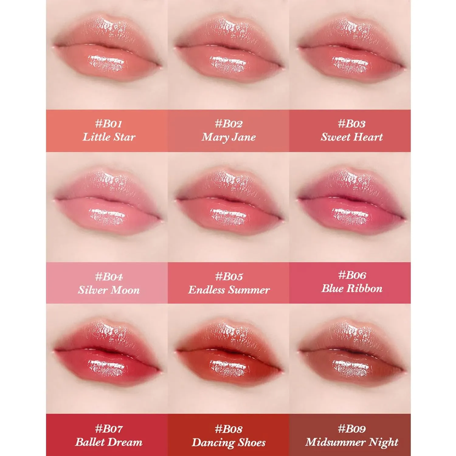 Flower Knows Swan Ballet Shine Solid Lip Gloss Stick-Moisturizing Tinted Lip Balm-Hydrating Lip Gloss in Balm-Long Lasting Lip Makeup for Girls&Women,Vegan & Cruelty-Free(B08 Dancing Shoes)