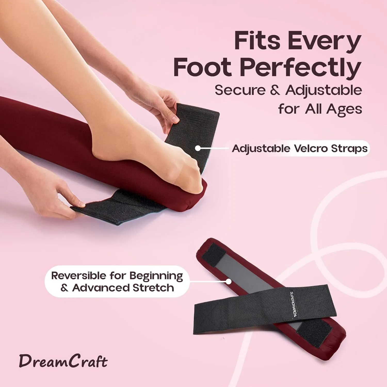 Foot Stretcher for Ballet and Gymnastics - Foot Arch Stretcher for Flexibility - Ballet Foot Stretcher for Dancers and Gymnasts - Ballet Stretcher, Arch Foot Stretcher Tool