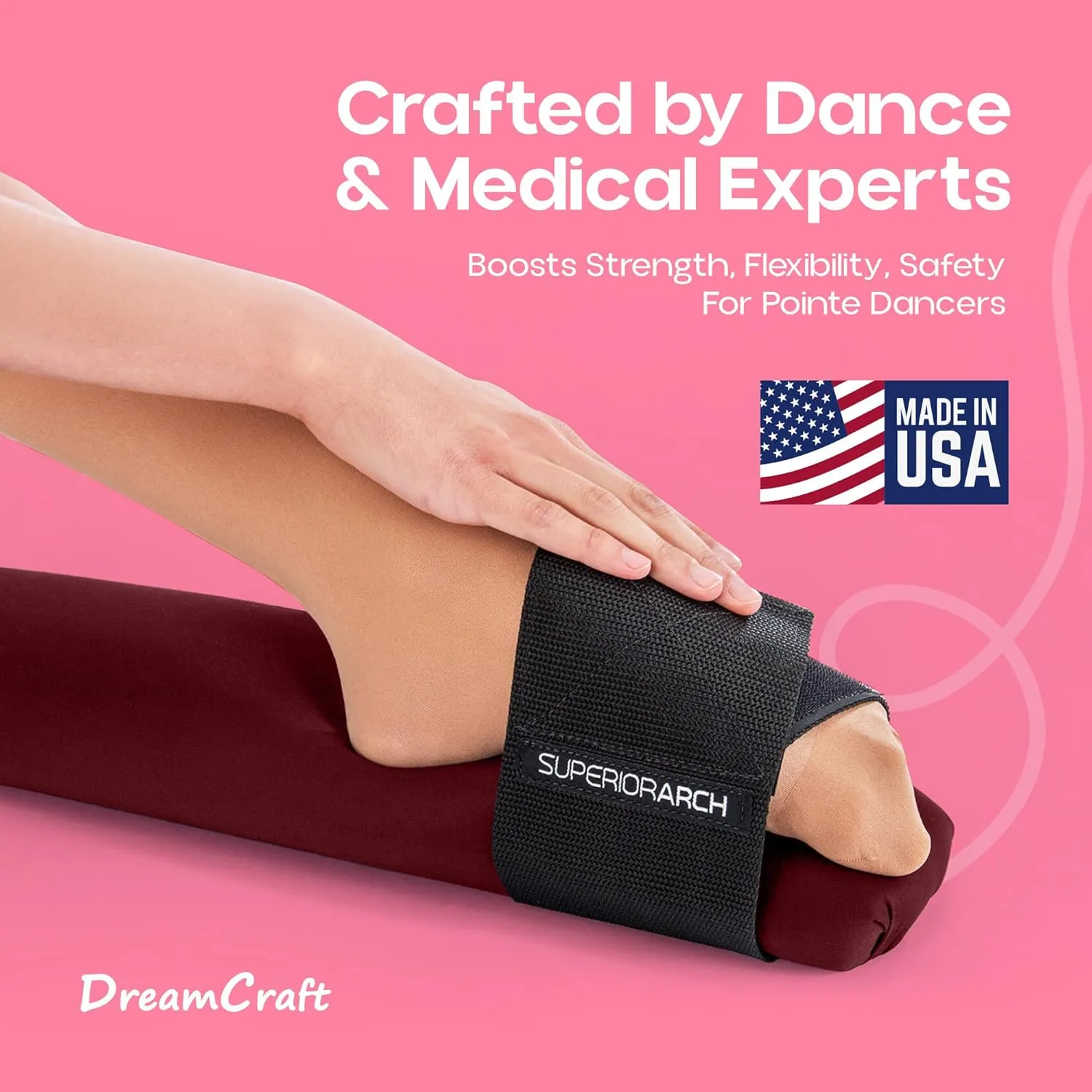 Foot Stretcher for Ballet and Gymnastics - Foot Arch Stretcher for Flexibility - Ballet Foot Stretcher for Dancers and Gymnasts - Ballet Stretcher, Arch Foot Stretcher Tool