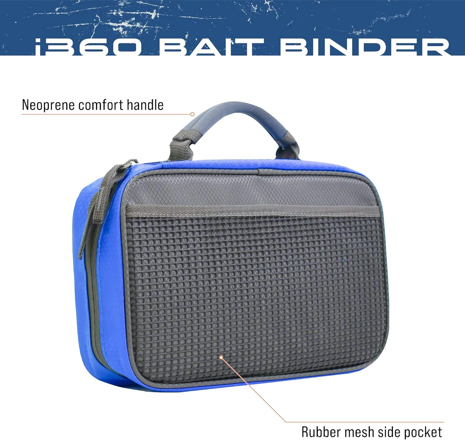 FROGG TOGGS Bait Binder, Fishing Tackle and Bait Storage, Salt Water Resistant Soft Sided Tackle Bag