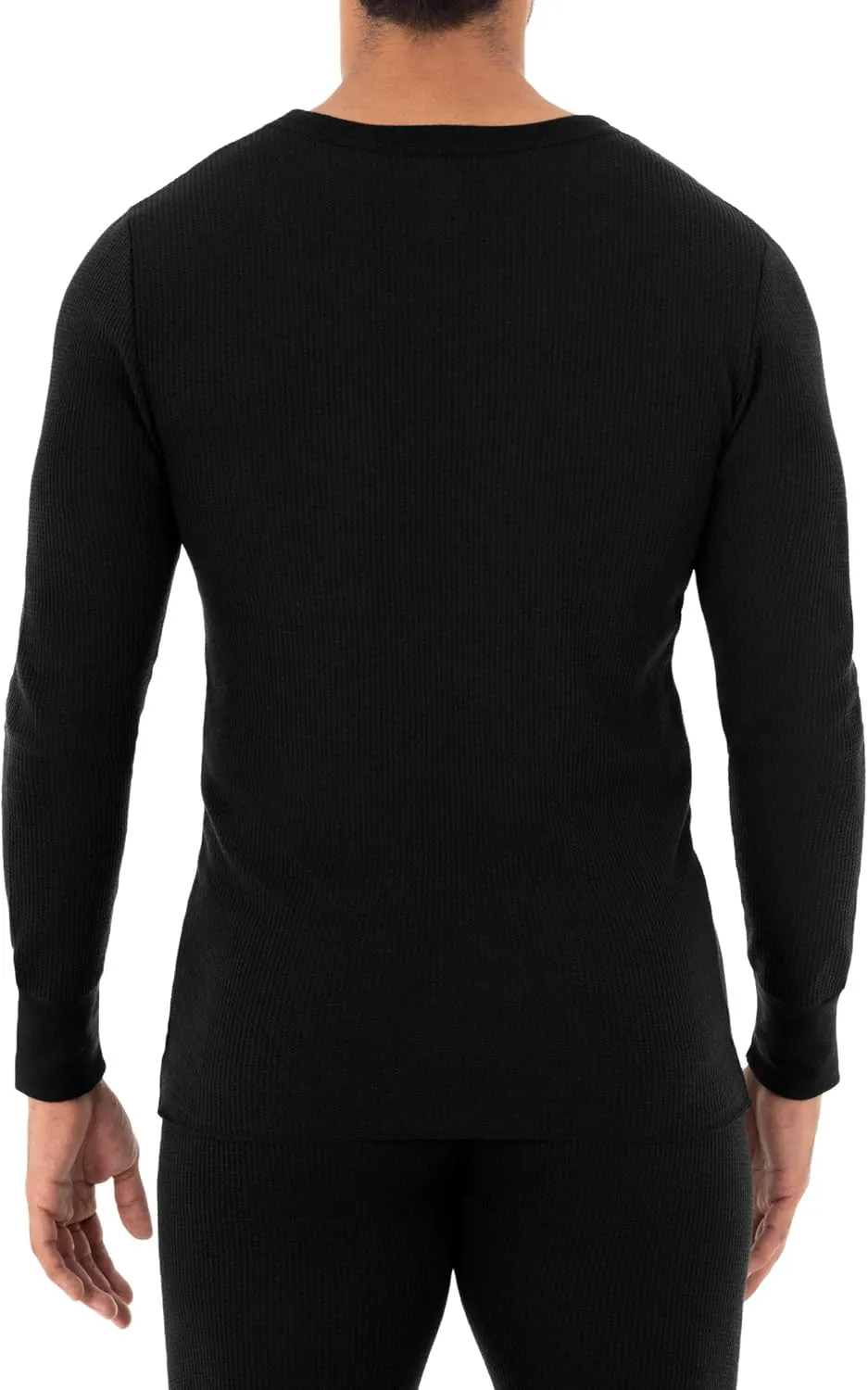 Fruit of the Loom Men's Classic Midweight Waffle Thermal Underwear Crew Top
