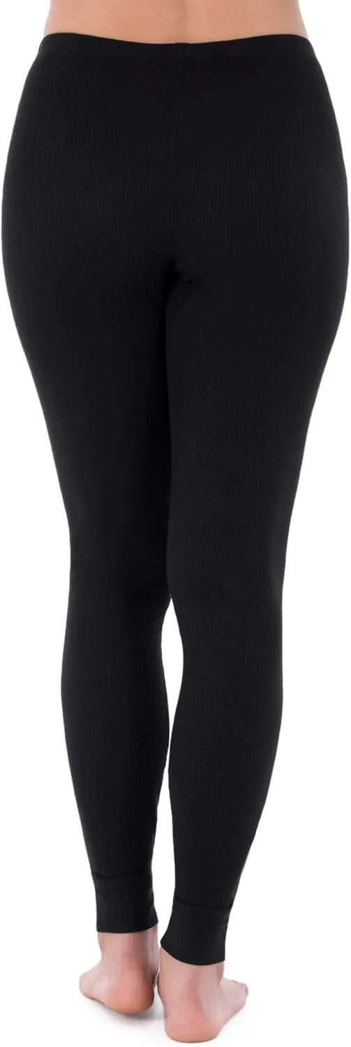 Fruit of the Loom womens Micro Waffle Thermal Bottom