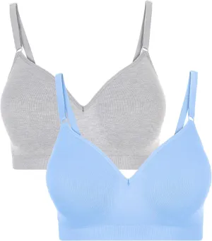 Fruit of the Loom Women's Seamless Wire Free Push-up Bra