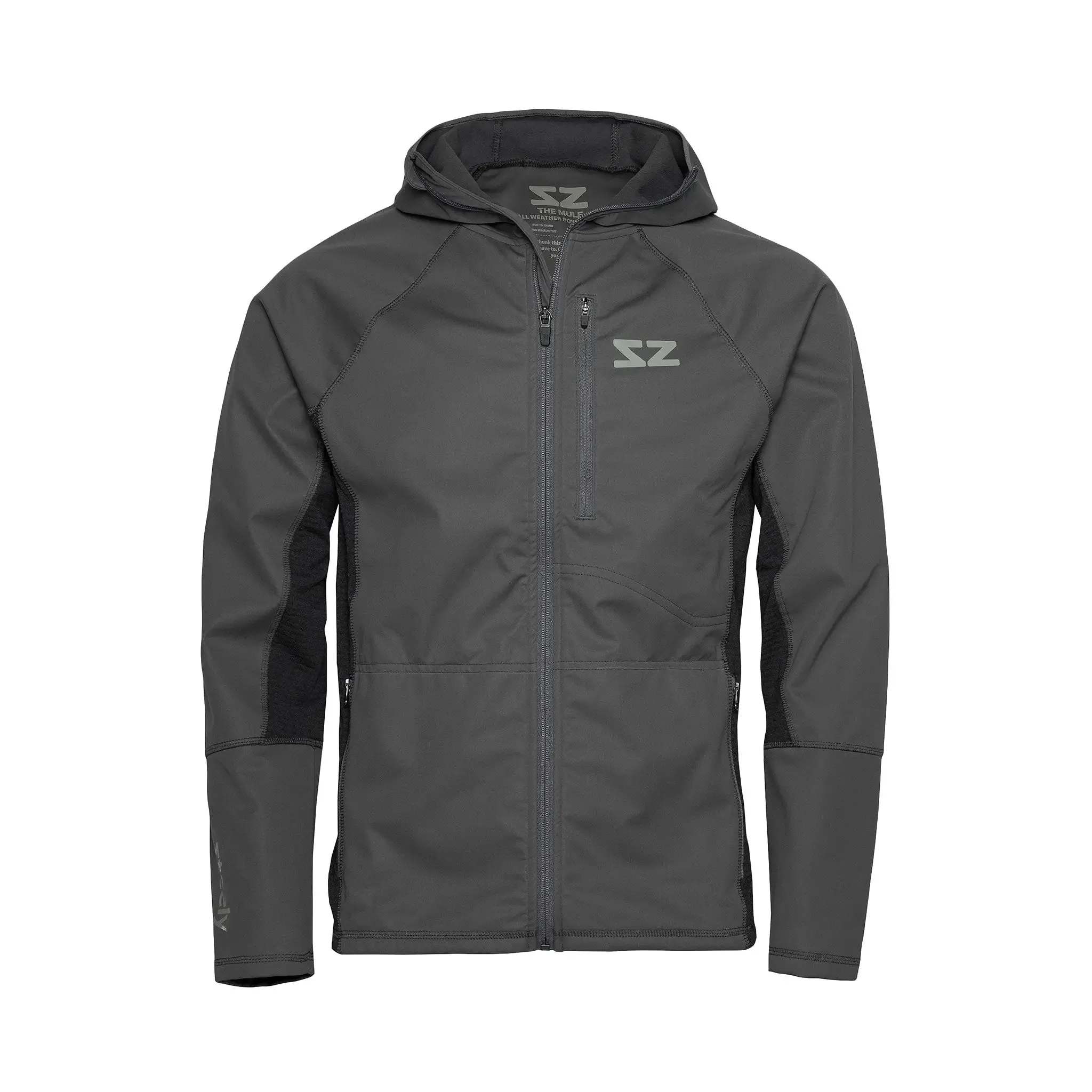 Full Zip Mule - Slate Grey