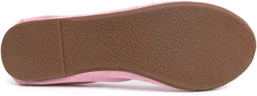 FUNKYMONKEY Women's Ballet Flats Soft Round Toe Comfortable Shoes