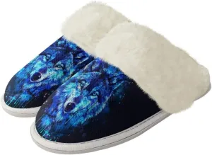 Fuzzy Slippers for Women Men Non-Slip Winter Home Shoes Unisex Soft House Slippers
