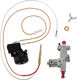 Gas Control Safety Valve Replacement Kit for Propane Gas Radiant Tank Top Heater Thermocouple Tip Over Switch