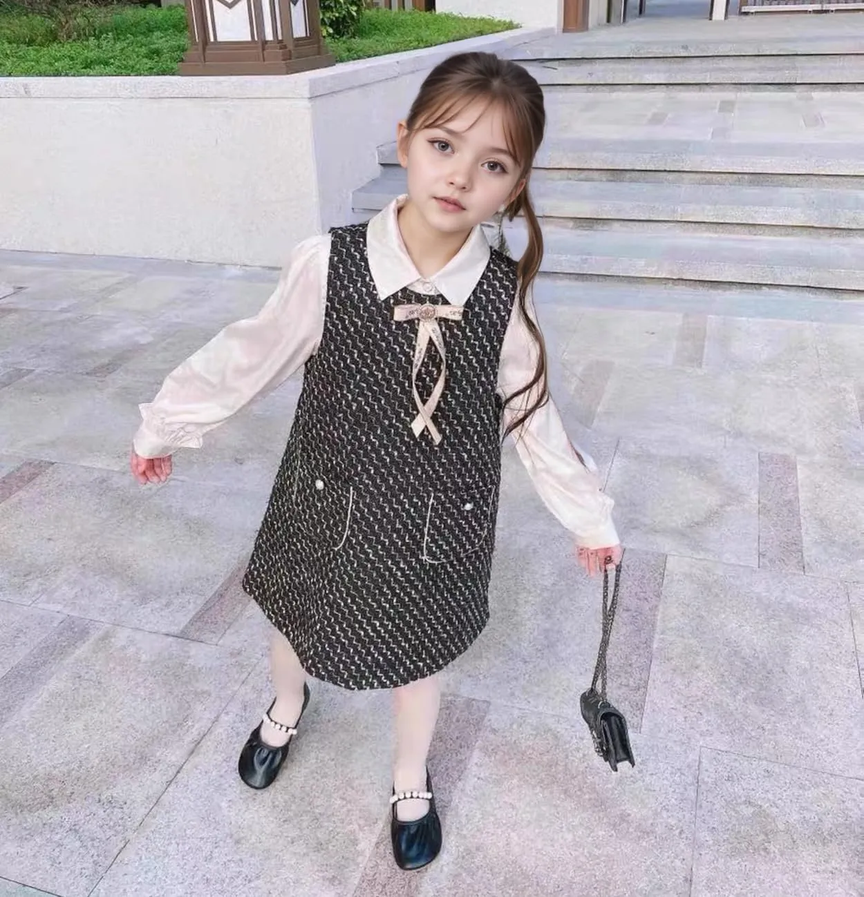 Girls Adorable Mary Jane Ballet Flats Party School Wedding Princess Dress Shoes