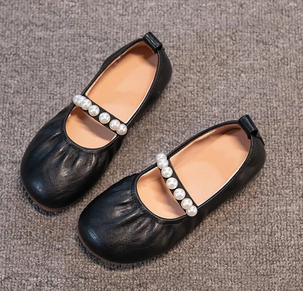Girls Adorable Mary Jane Ballet Flats Party School Wedding Princess Dress Shoes