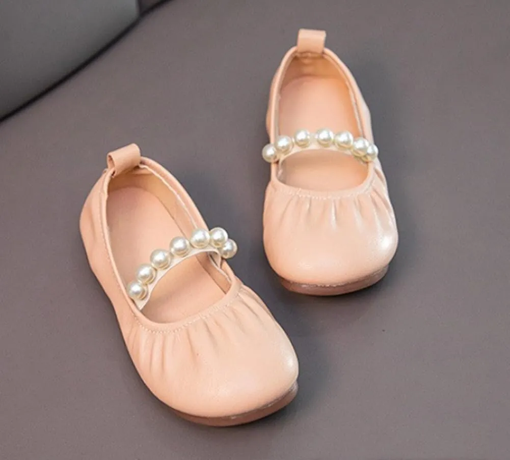 Girls Adorable Mary Jane Ballet Flats Party School Wedding Princess Dress Shoes