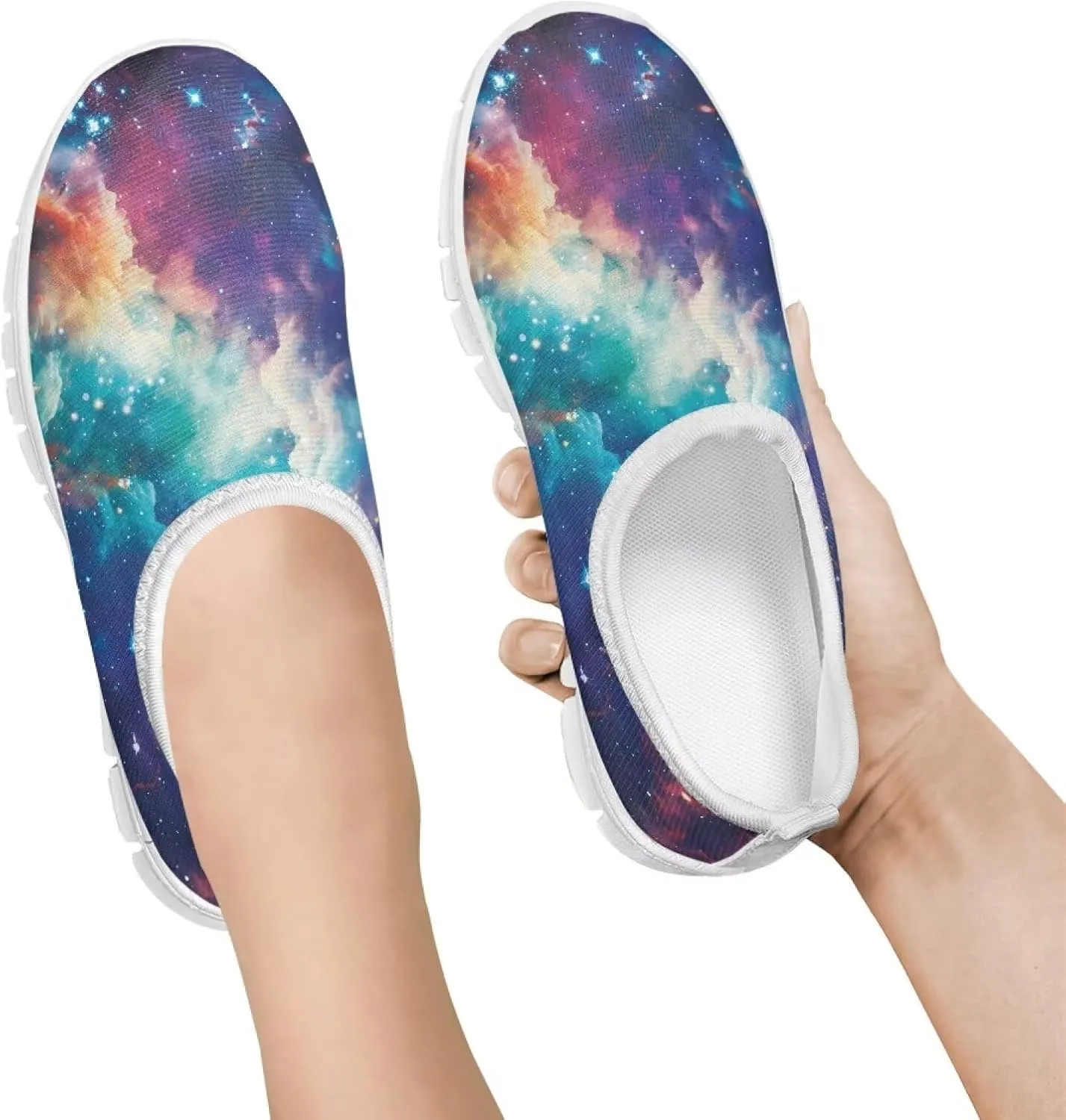Girls Mesh Slip On Shoes Boys Casual Sneakers