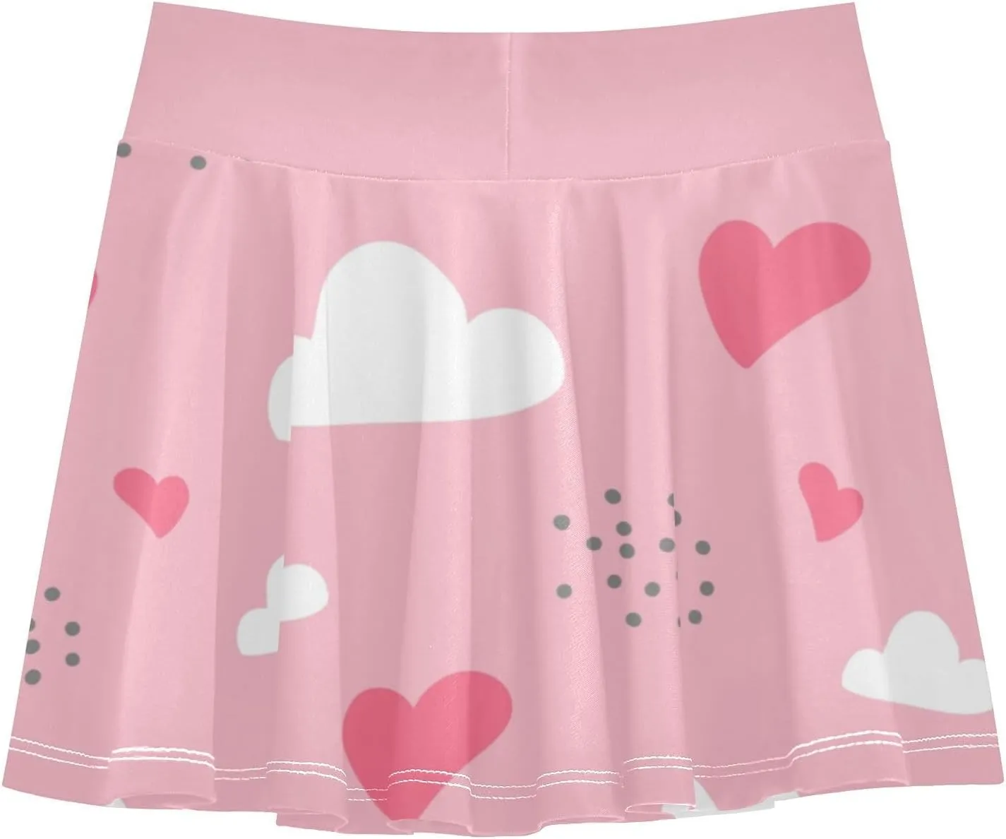 Girls Skorts Active Athletic Skirts with Inner Built-in Shorts for Golf Tennis 3-12T Green Daisy