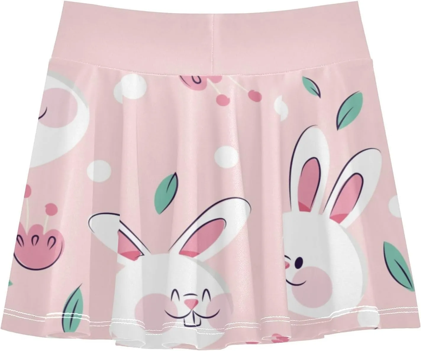 Girls Skorts Active Athletic Skirts with Inner Built-in Shorts for Golf Tennis 3-12T Green Daisy