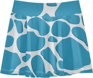 Girls Skorts Active Athletic Skirts with Inner Built-in Shorts for Golf Tennis 3-12T Green Daisy
