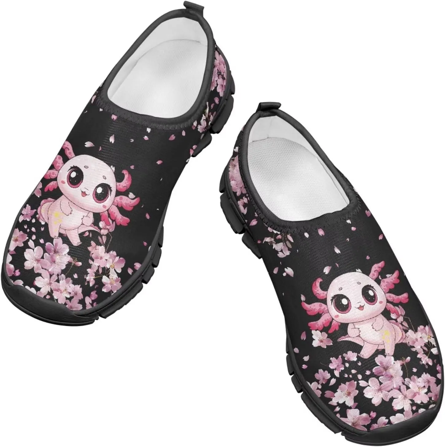Girls Slip On Shoes Breathable Mesh Wide Little Casual Sneakers