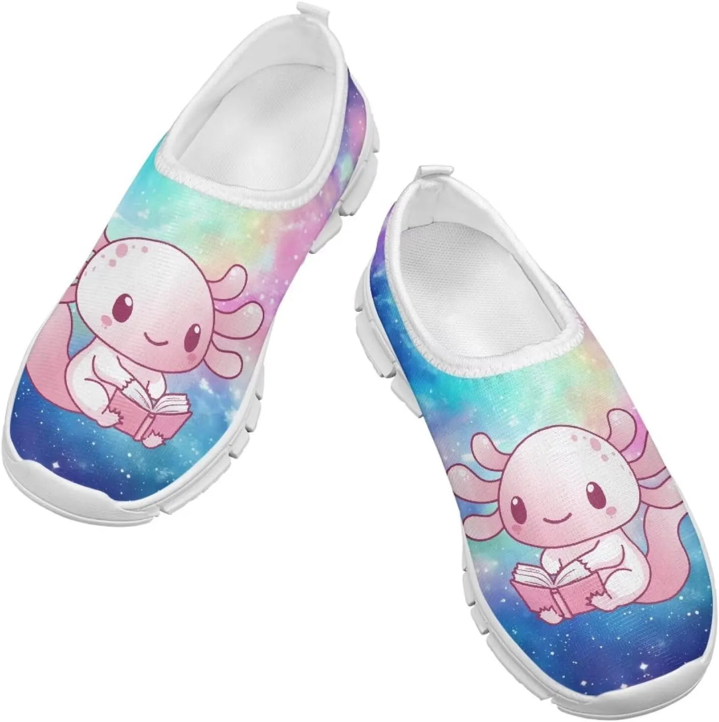 Girls Slip On Shoes Breathable Teen Girl Tennis Shoes for Outdoor Activities