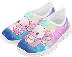 Girls Slip On Shoes Breathable Teen Girl Tennis Shoes for Outdoor Activities
