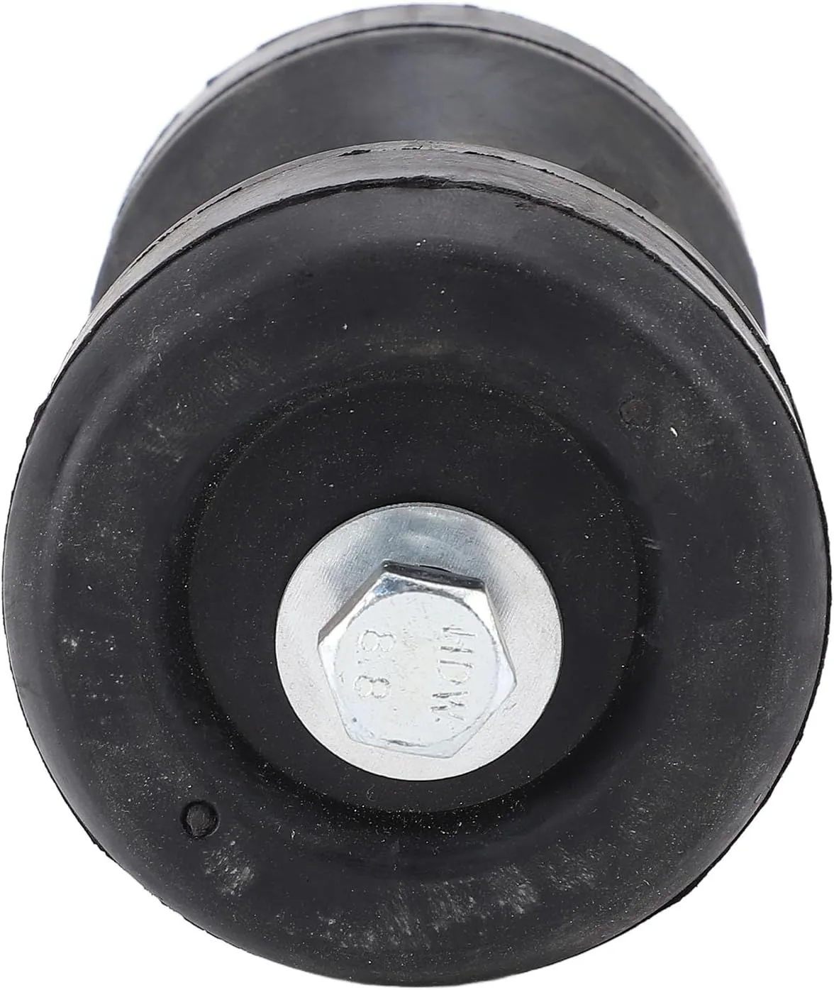 GLOGLOW Boat Bow Trailer Roller, Shockproof Black Rubber Bow Stop Bell Roller, 95mm Yacht Marine Tool for Larger and Heavier Boats, Made of High Grade Rubber with Enduring Support and