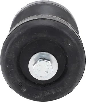 GLOGLOW Boat Bow Trailer Roller, Shockproof Black Rubber Bow Stop Bell Roller, 95mm Yacht Marine Tool for Larger and Heavier Boats, Made of High Grade Rubber with Enduring Support and