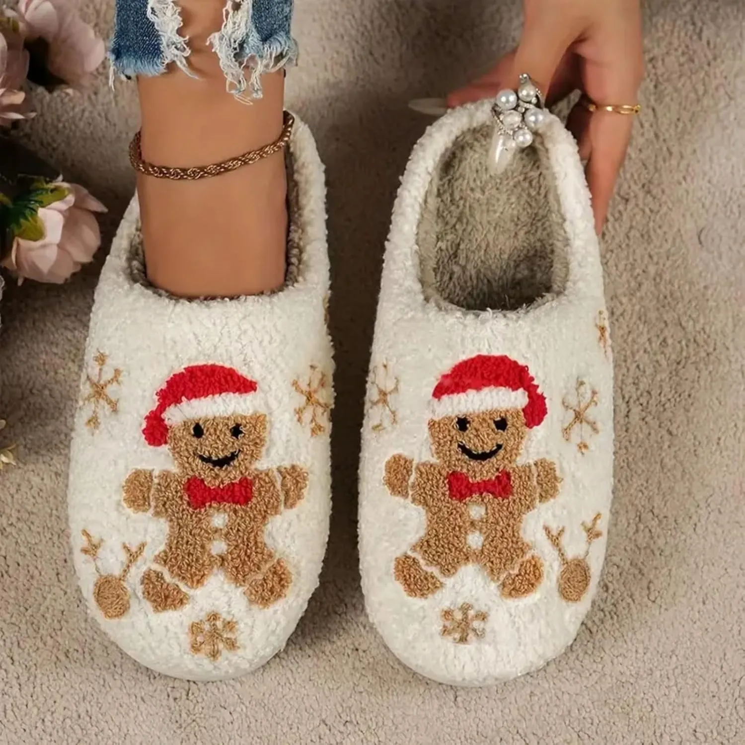 Grimace Halloween Soft Plush Comfy Slippers - Pumpkin Slippers, Slip-on, Cozy Indoor/Outdoor, Fluffy for Women & Men
